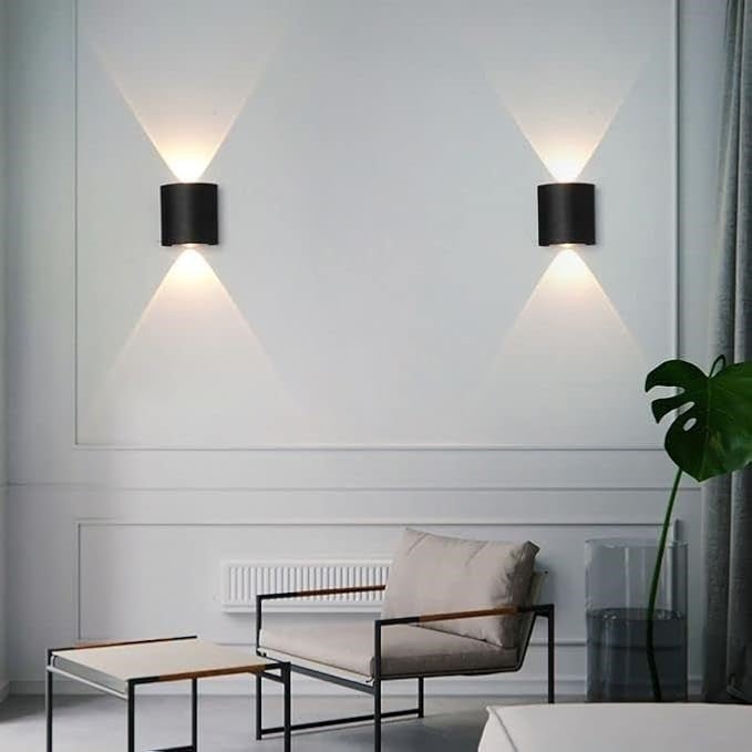 Applique Murale Led - BrillWall™ - 2W Noir - MaisonRoyaume