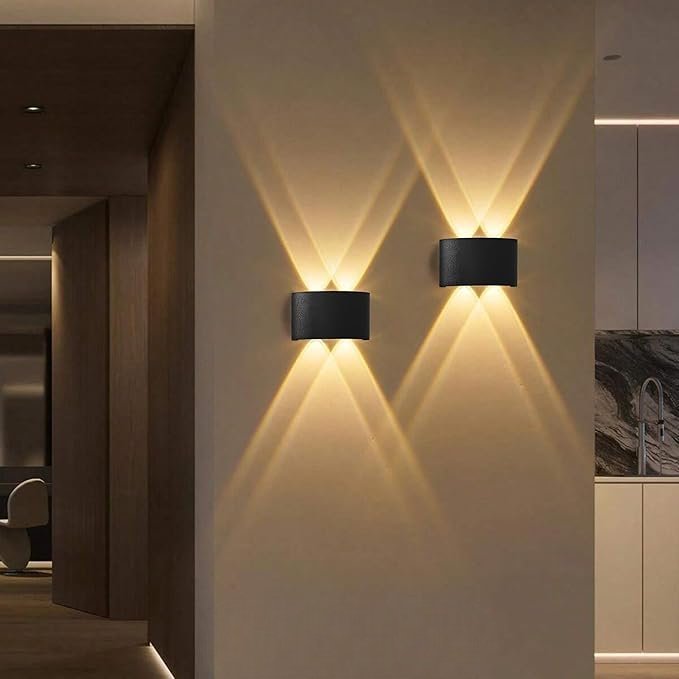 Applique Murale Led - BrillWall™ - 4W Noir - MaisonRoyaume