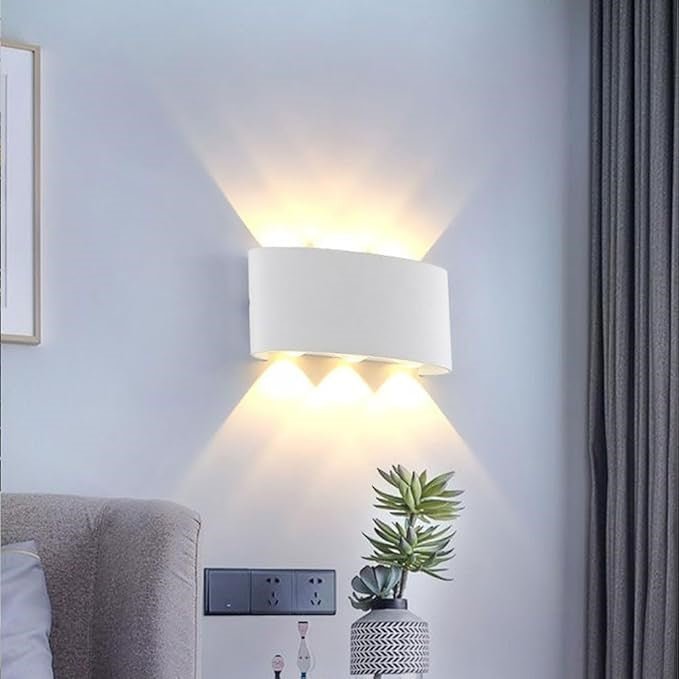 Applique Murale Led - BrillWall™ - 6W Blanc - MaisonRoyaume