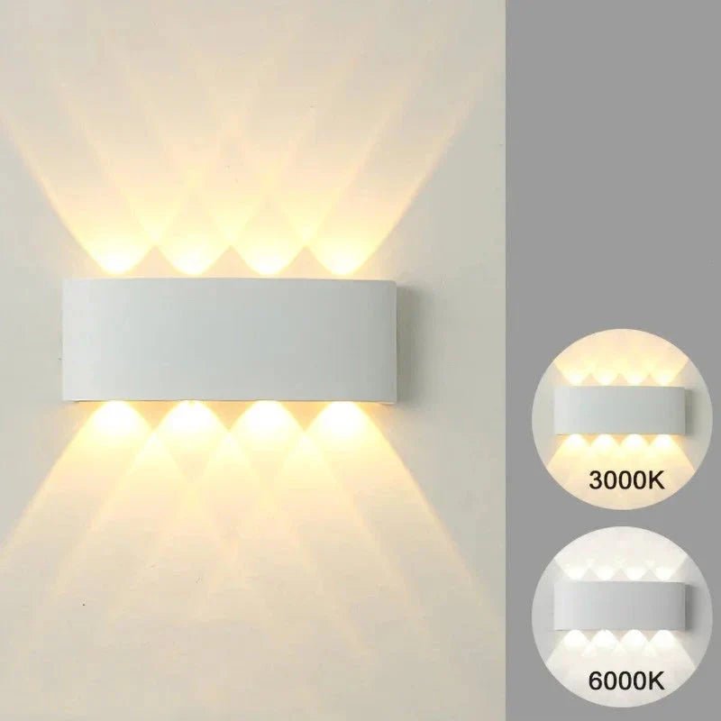 Applique Murale Led - BrillWall™ - 8W Blanc - MaisonRoyaume