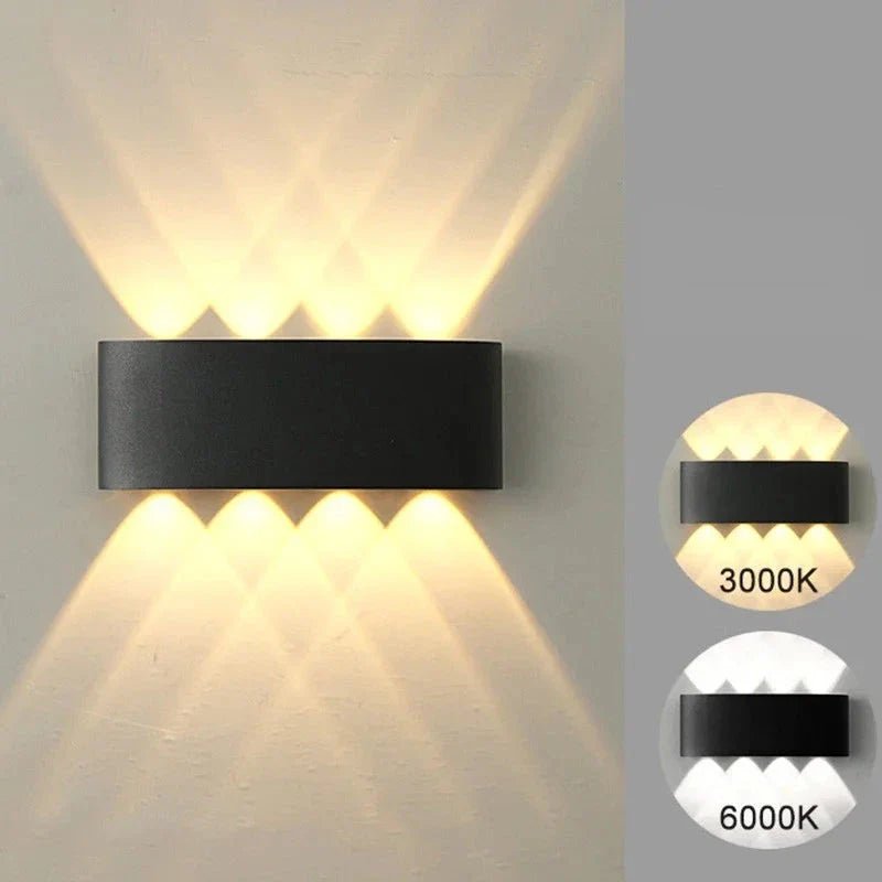 Applique Murale Led - BrillWall™ - 8W Noir - MaisonRoyaume