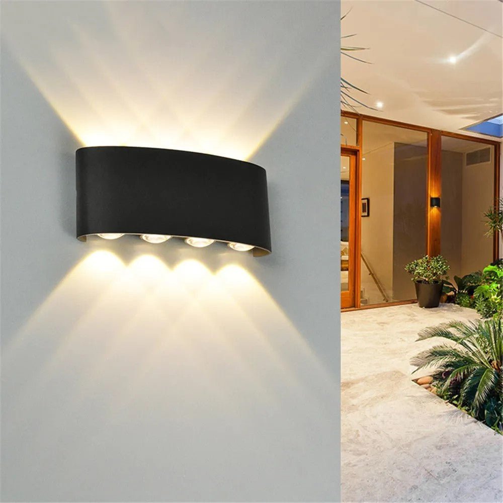 Applique Murale Led - BrillWall™ - 8W Noir - MaisonRoyaume