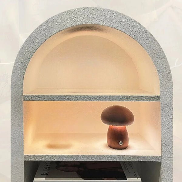 Lampe de Table - MushroomsNightLight™ - Marron Foncé 2 - MaisonRoyaume