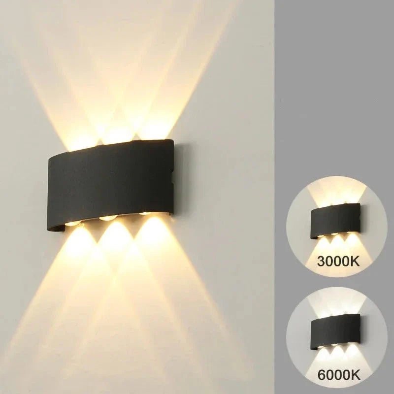 Applique Murale Led - BrillWall™ - 6W Noir - MaisonRoyaume