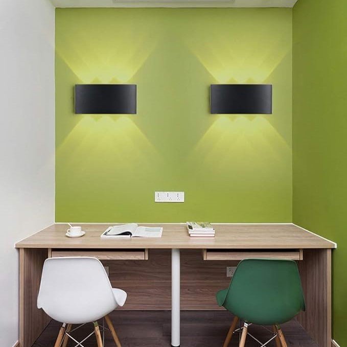 Applique Murale Led - BrillWall™ - 6W Noir - MaisonRoyaume