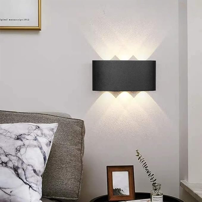 Applique Murale Led - BrillWall™ - 6W Noir - MaisonRoyaume
